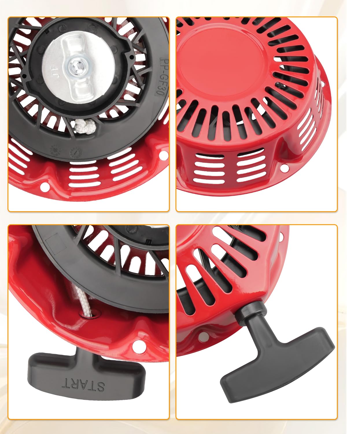 28400-Z5K-305ZA Recoil Starter Assembly misura per Honda la maggior parte del motore GX240 GX270