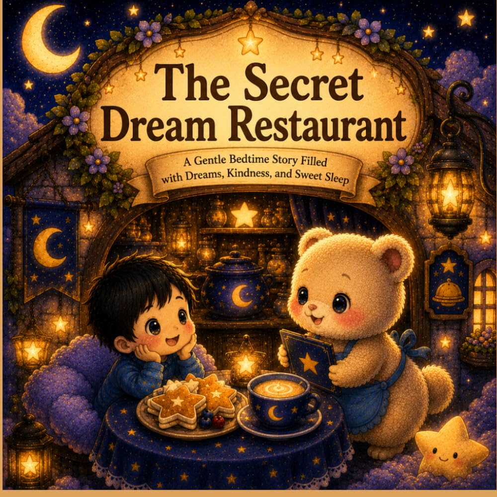 The Secret Dream Restaurant: A Cozy Bedtime Picture Book About Kindness, Sweet Dreams, and Gentle Sleep