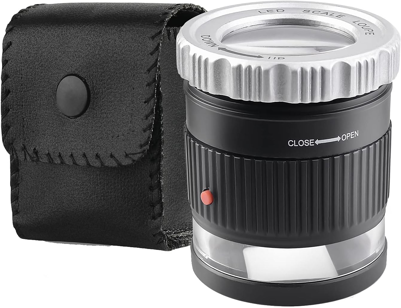 1pc Extra Large 10x Magnifying Glass With Detachable Lenses