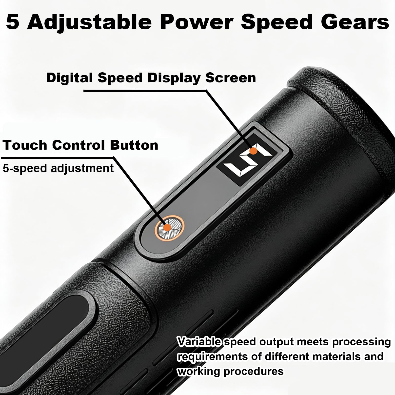 Utensile Rotativo Senza Cavo con Fessure Dissipative di Calore