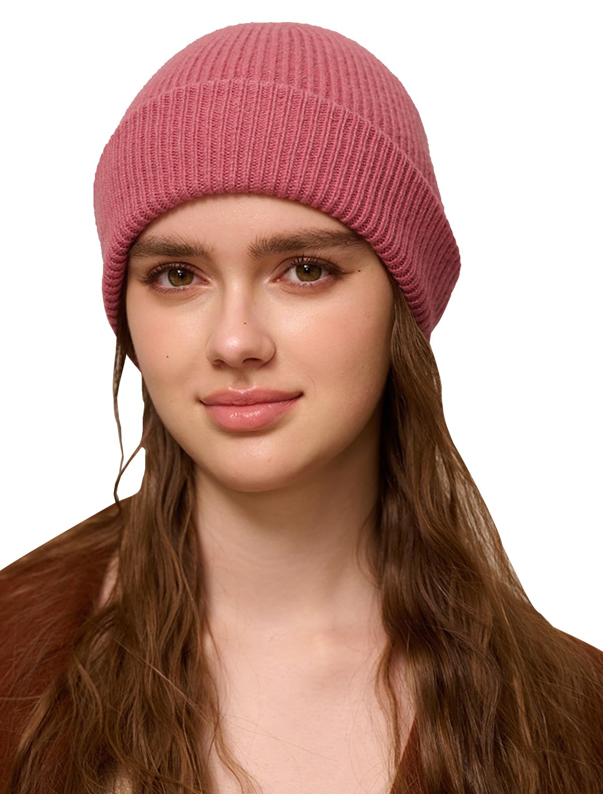 Modna miękka ciepła dzianinowa czapka beanie z mankietami dla mężczyzn i kobiet, 100% wełna, klasyczna dzianinowa czapka z czaszką na jesień zimę, swobodna, wiatroszczelna, outdoorowa czapka sportowa