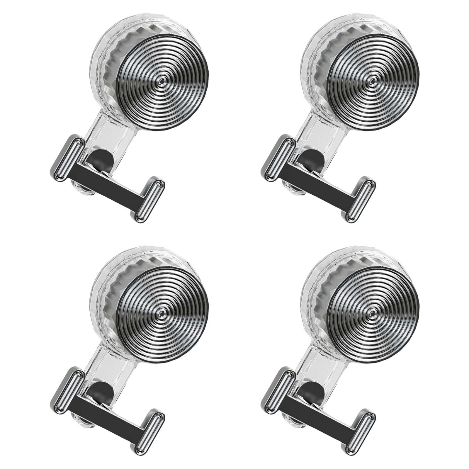 Tsophreniq 4pcs Without Drilling Suction Hook Strong Adhesion for Kitchen Bathroom and Waterproof Designs Bathroom Towel Hook