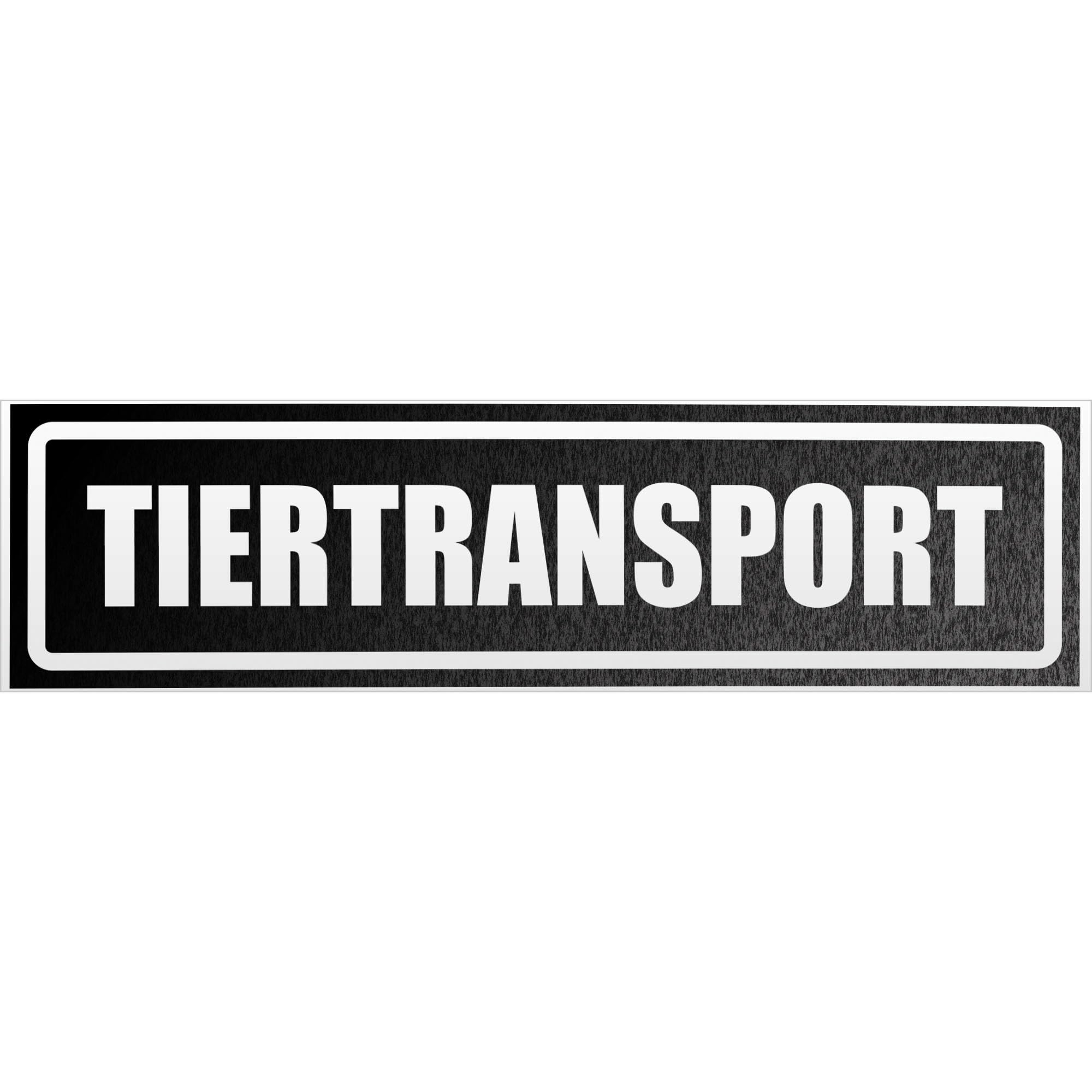 Kiwistar Magnetschild „Tiertransport“ – Reflektierend, Gelb, 20 Cm, Magnetisch Für Auto