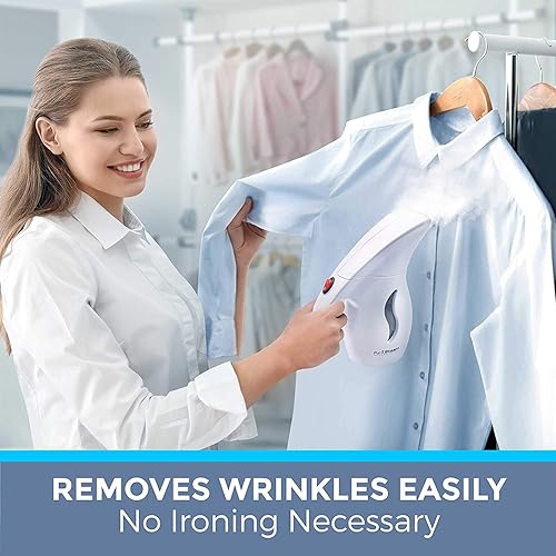 Miniatura 3 de Pursteam plancha a vapor portátil se calienta rápido de aluminio con funda de viaje 6 galones de capacidad perfecto para el hogar y los viajes