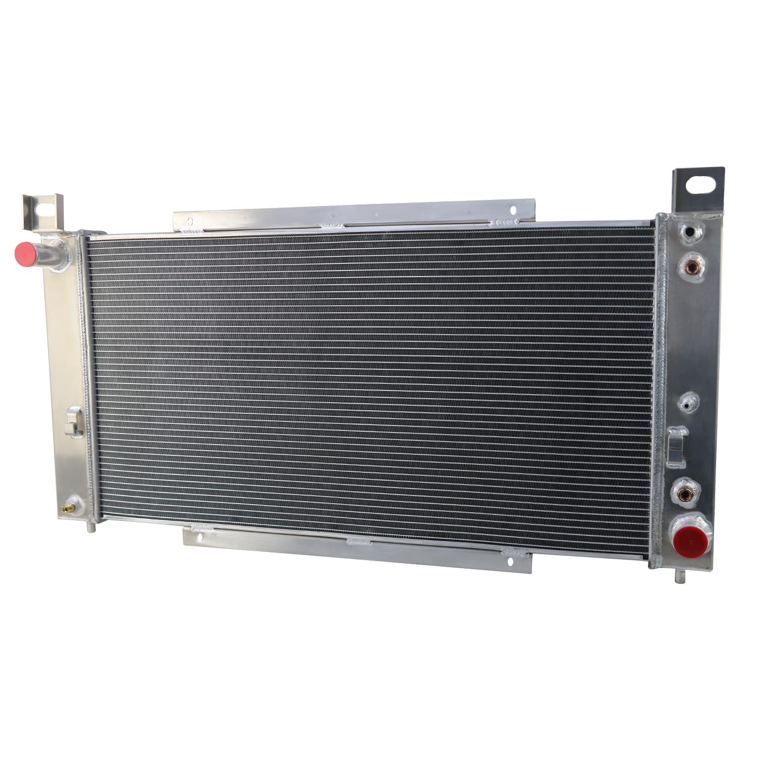 Photo 1 of 3 Row Aluminum Radiator for 1999-2014 Chevy Silverado Suburban Tahoe 1500 2500 3500 GMC Sierra Yukon XL 1500HD 2500HD 3500HD Cadillac Escalade ESV EXT Hummer H2 01 02 03 04 05 06 07 3 Row Radiator