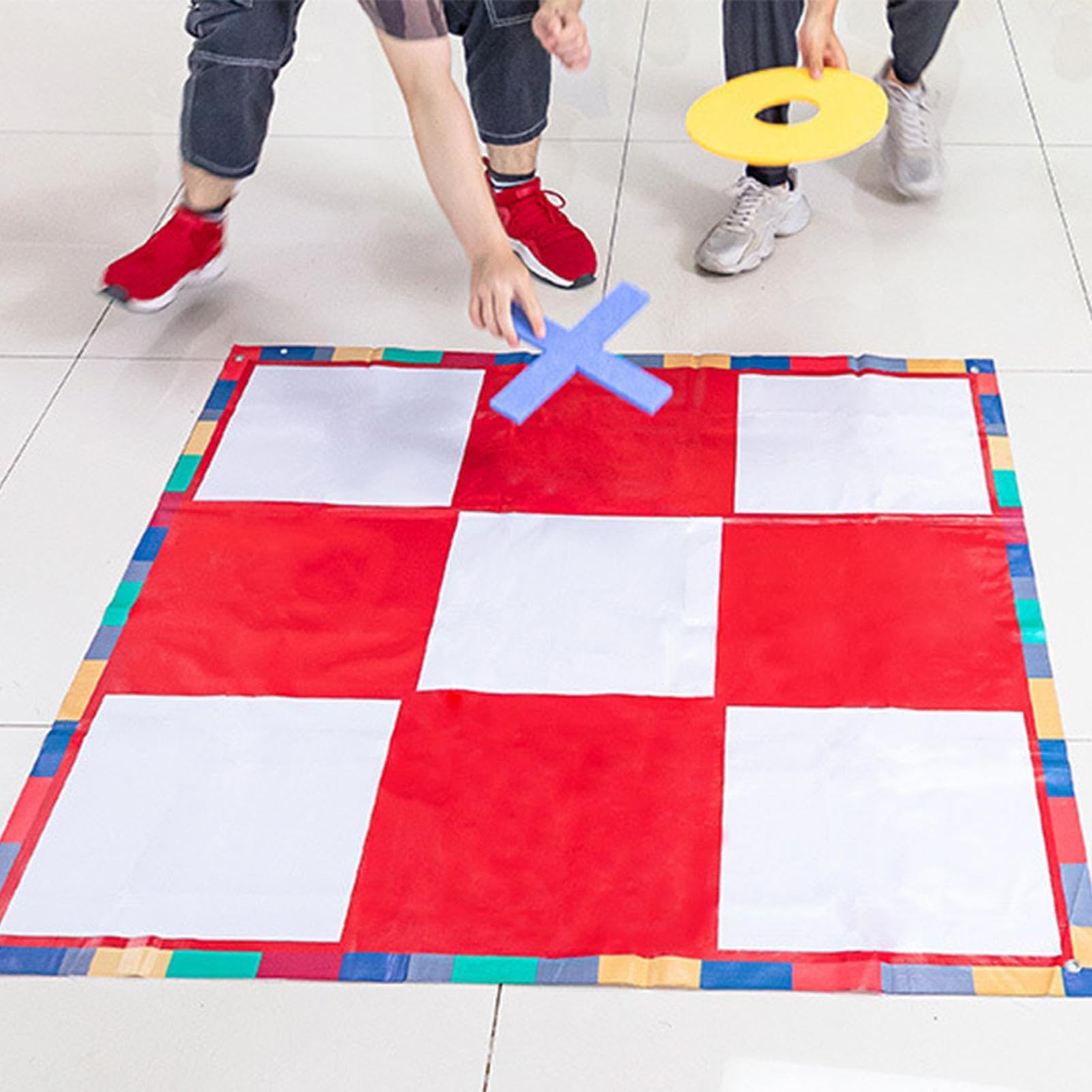 Gioco Di Lancio In Giardino - Tris All'aperto Da 4 Piedi, Attività Di Viaggio Pieghevole | Giocattolo Da Prato Portatile Impermeabile Per Adulti, Bambini, Campeggio, Riunioni Sociali, Esercizio