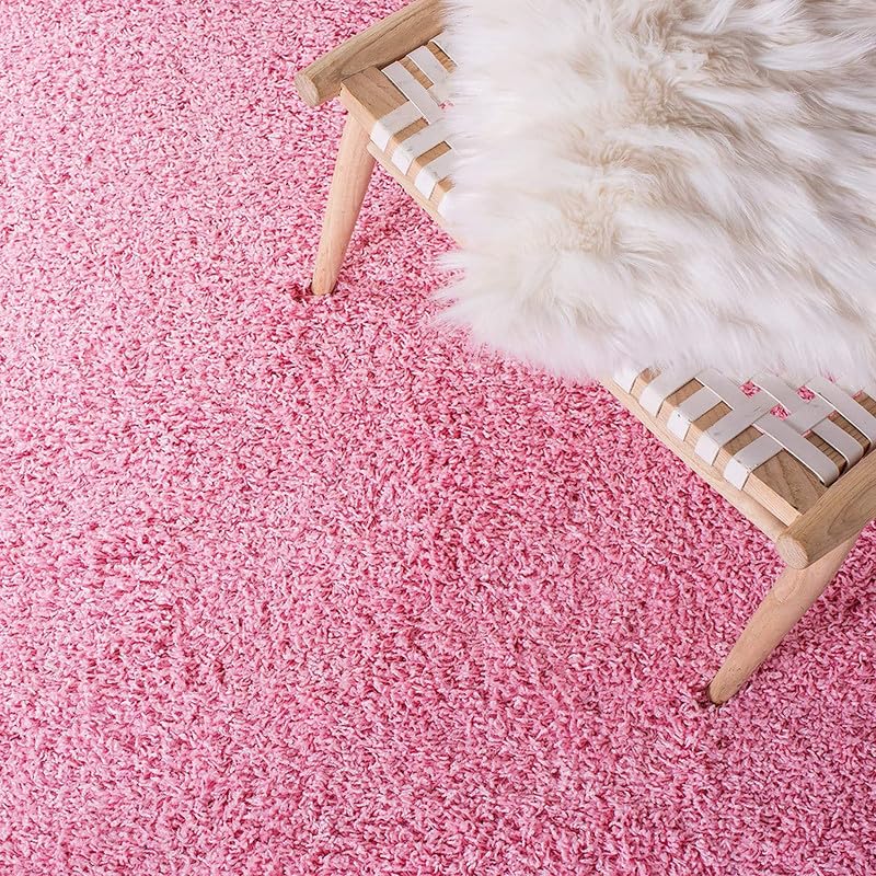 Image of F R Creation Bathmat Premium Microfiber Anti-Skid Washable and Quick Dry Italia Rug for Bathroom, Kitchen - Size (2X5 Feet Pink)