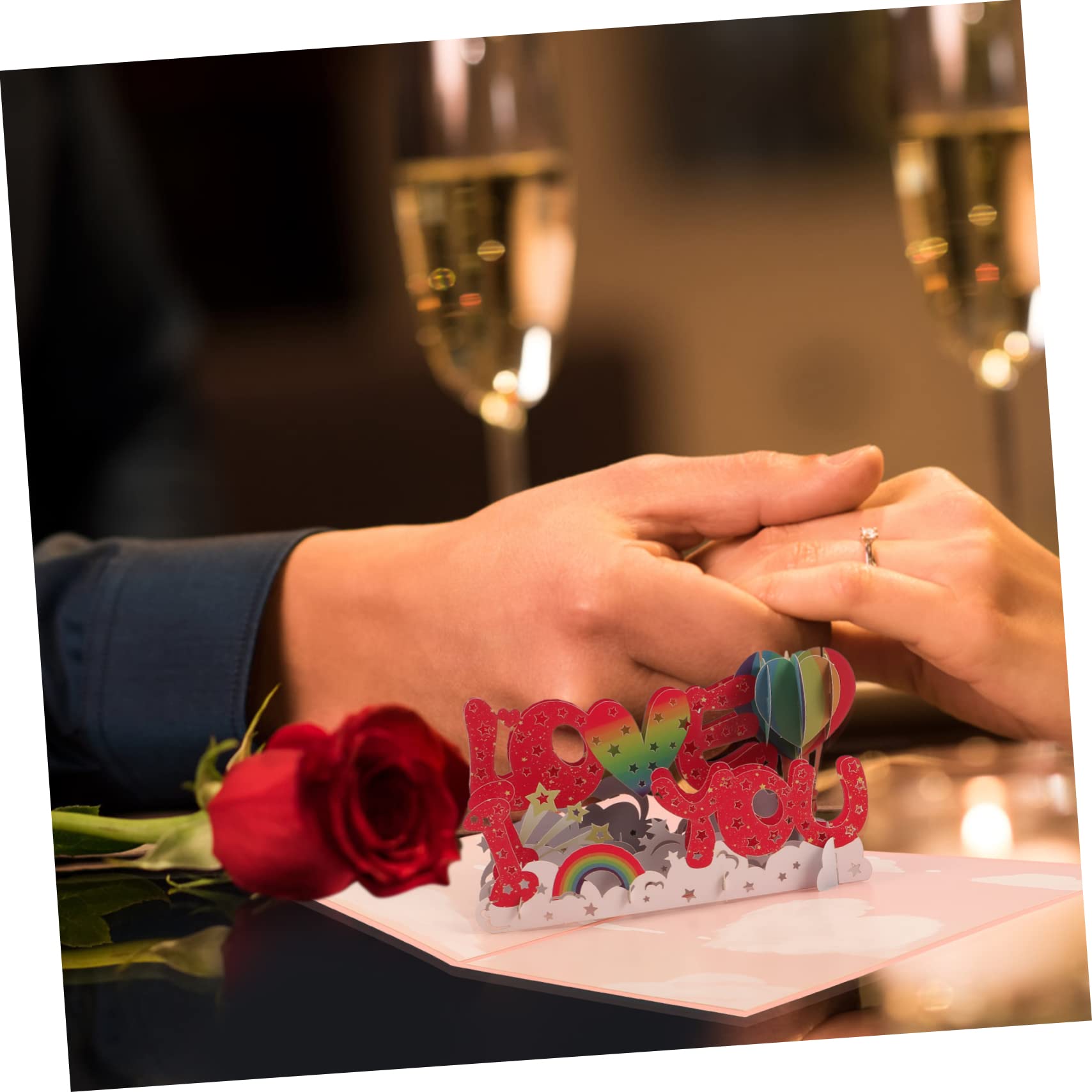 VILLCASE 4sets Biglietti Augurali Biglietti Per Anniversari e Speciali Per Festeggiare