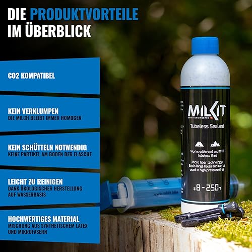 Miniatura 2 de Sellador de neumáticos sin cámara, sellador de neumáticos sin cámara de alto rendimiento que ofrece una protección superior y fácil manejo, sellador