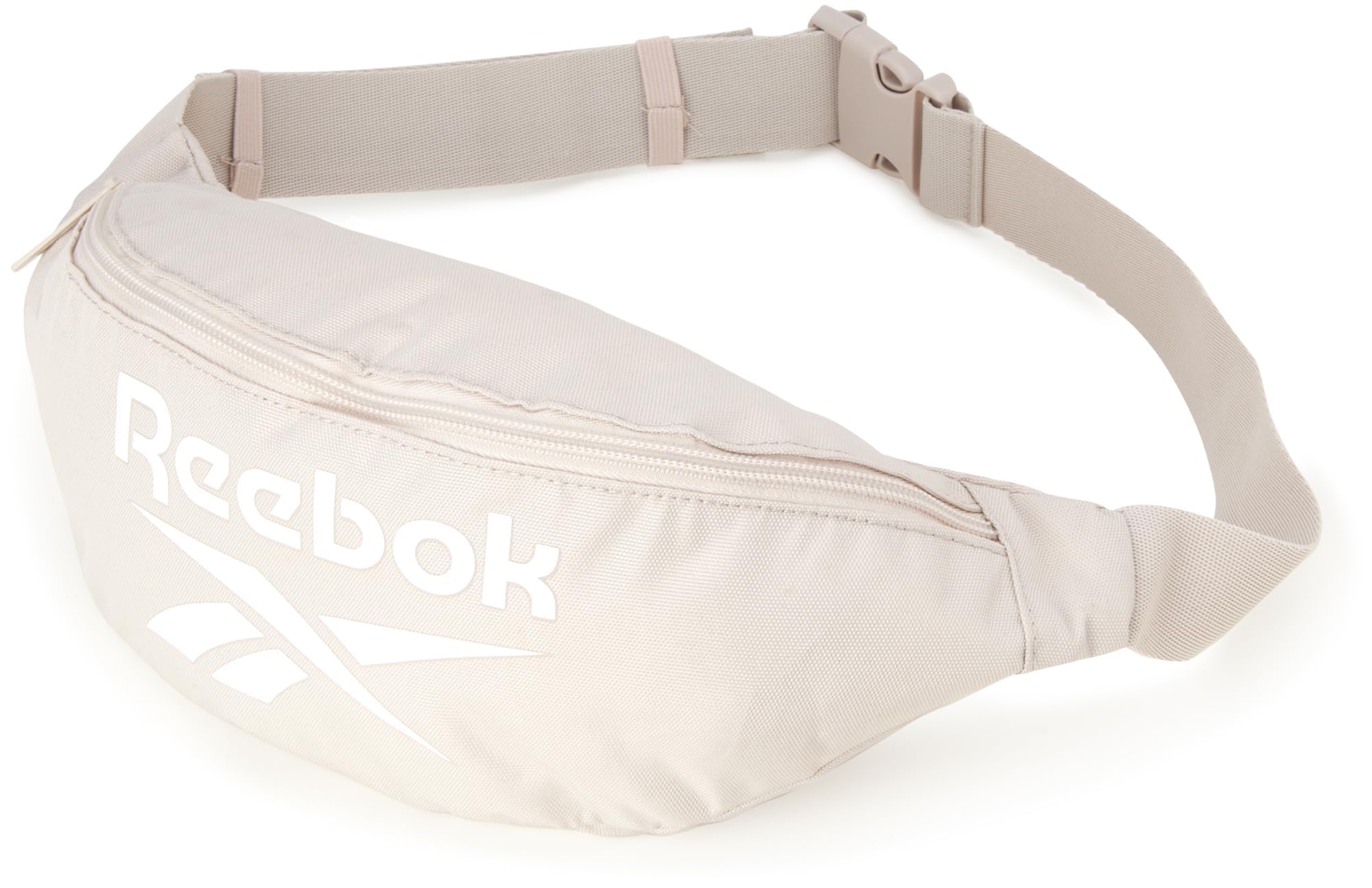 Reebok Fanny Pack - Lightweight Stylish Crossbody Waist Belt Bags for Women and Men with Adjustable Strap, Cream Foundation
