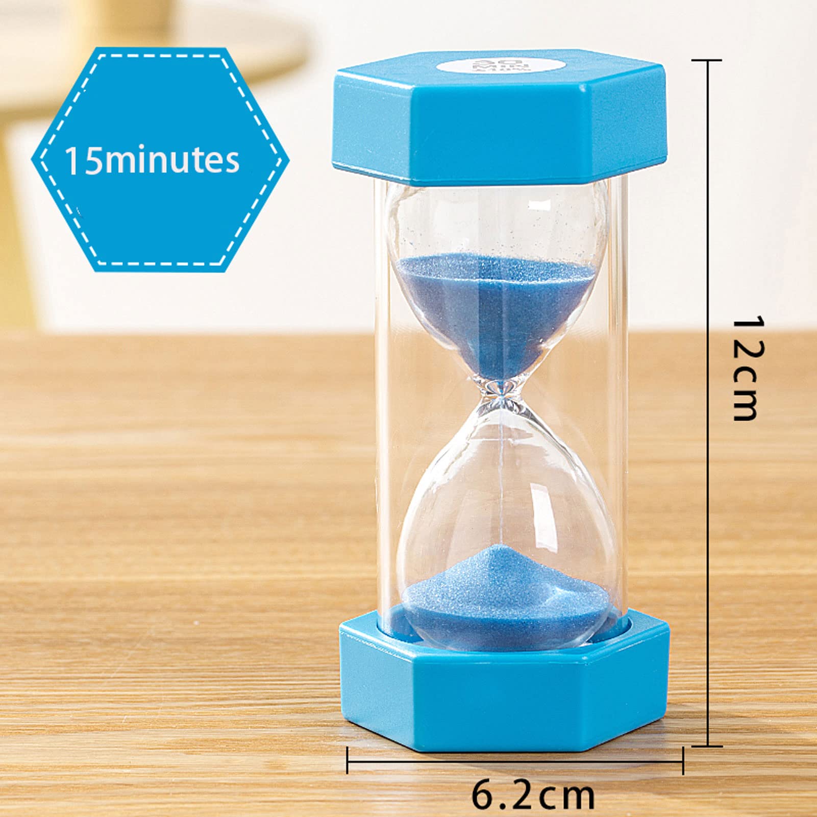 Clessidra Clessidra Timer Set Clessidra Timer for Bambini Classroom Regali Creativi Timer-Piccola Clessidra Set Colori Clessidra Clessidra Clessidra Timer Gestione del Tempo Set Home Office De