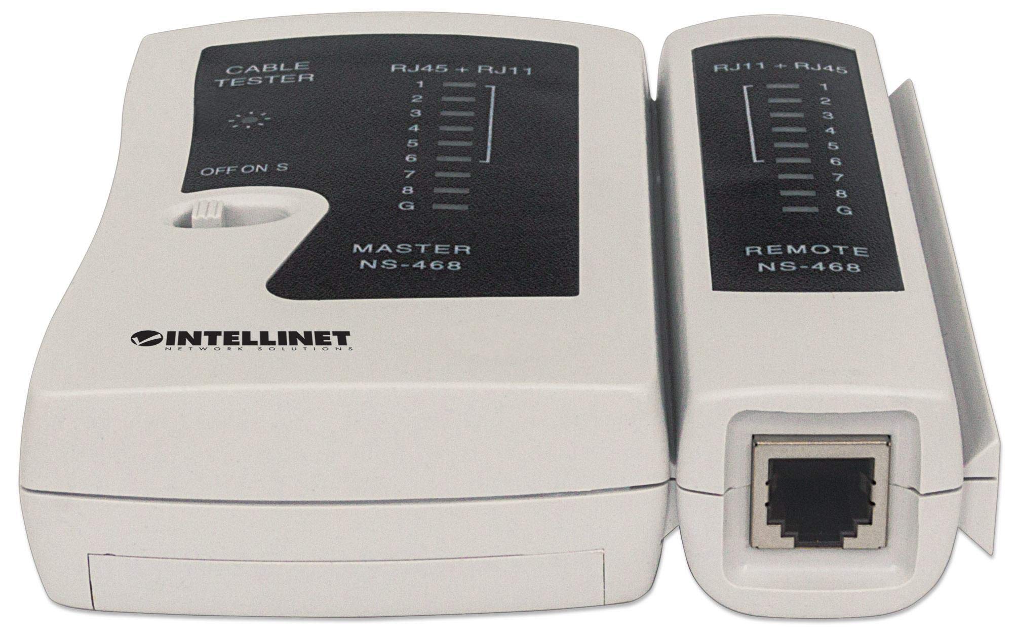 Intellinet Tester Professionale RJ45 e BNC