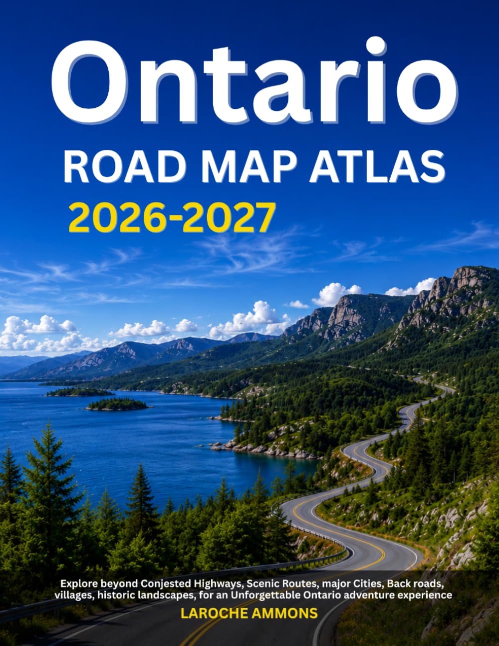 Ontario Road Map Atlas 2026-2027: Explore beyond Conjested Highways, Scenic Routes, major Cities, Back roads, villages, historic landscapes, for an Unforgettable Ontario adventure experience