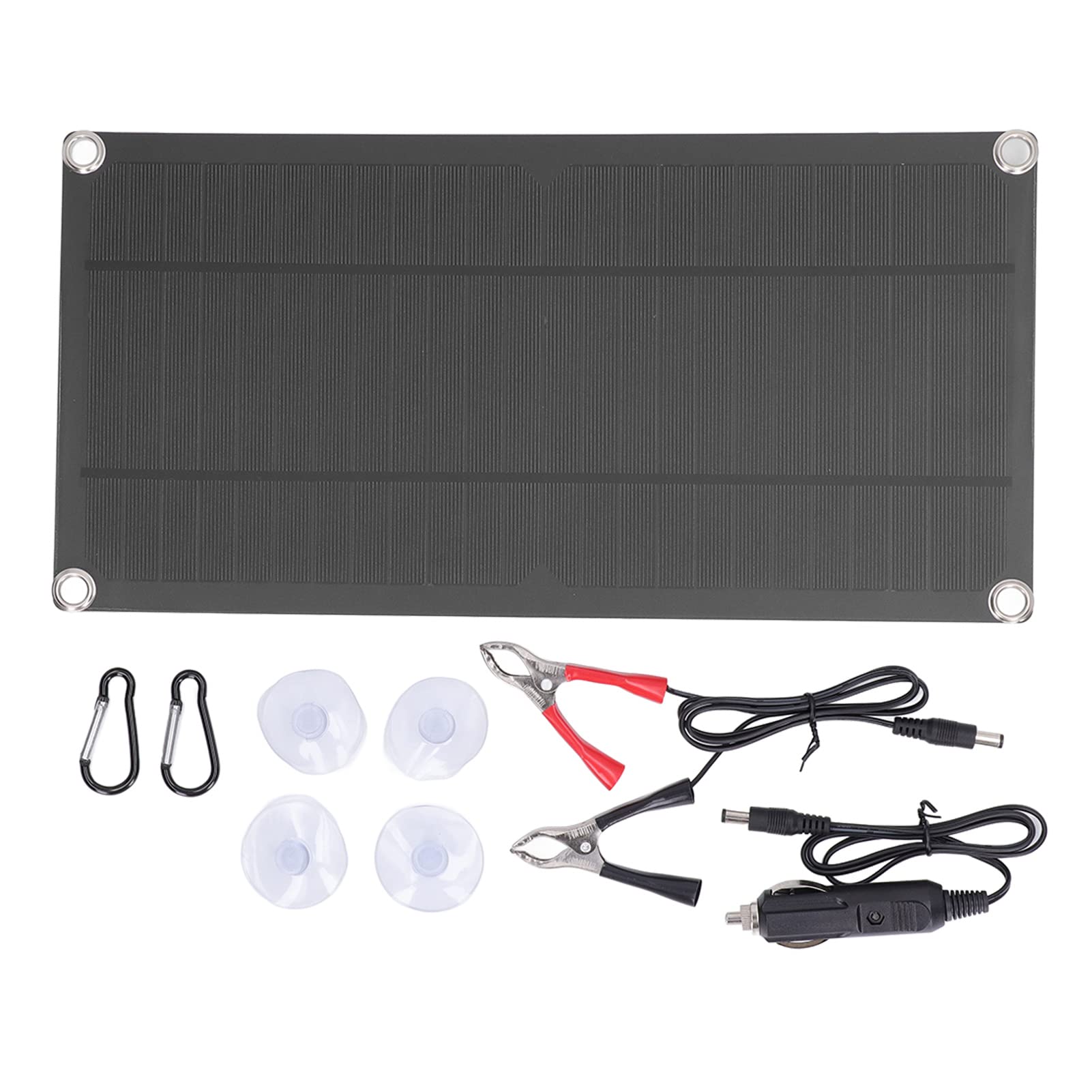 Panneau solaire monocristallin portable 10W flexible pour camping-car