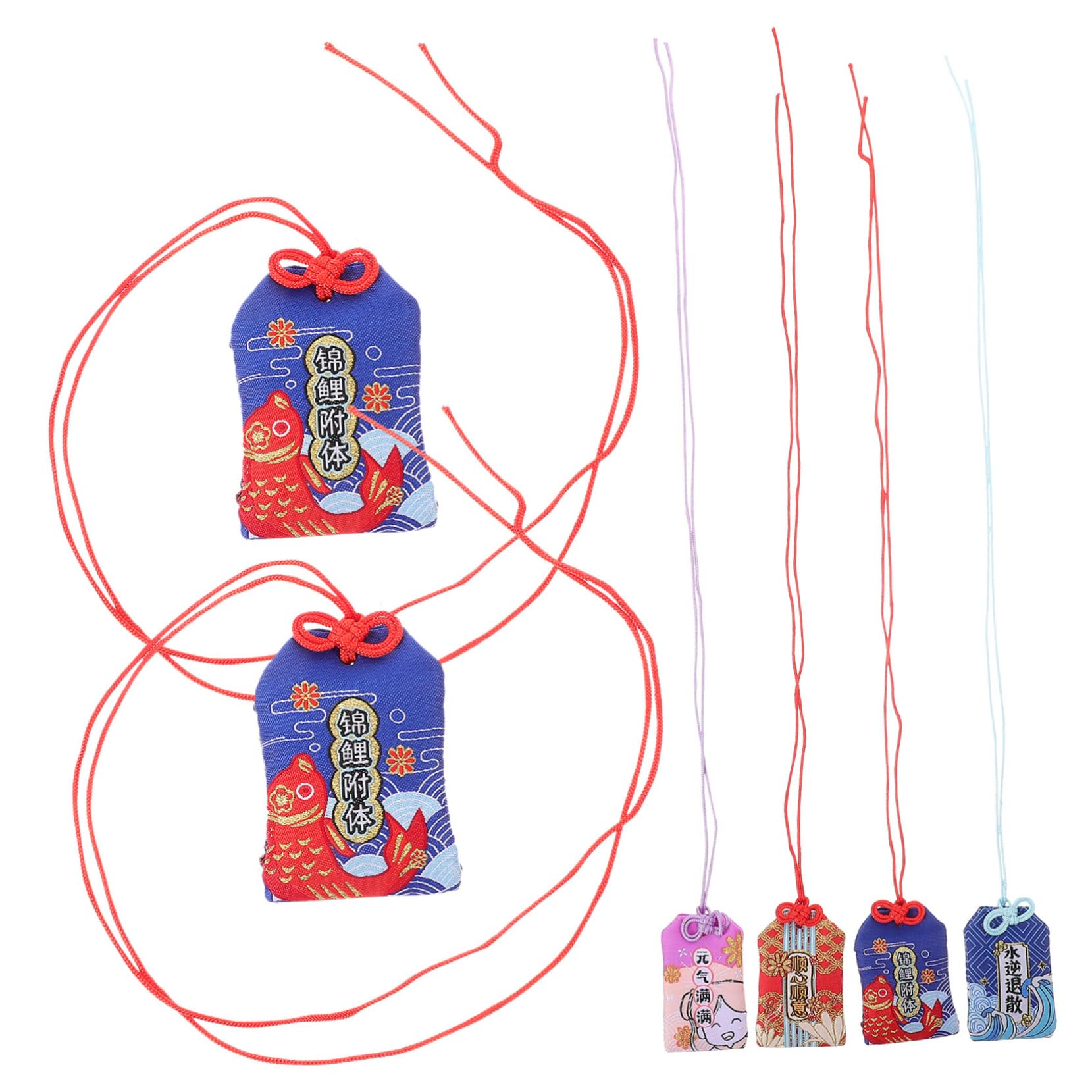RORPOIR6pcs Royal Blessing Bag Home Blessing Bag Blessing Bag for Car Japanese Blessing Bag Omamori Sachet Pendant Japanese Style Luck Bag Amulet Sachet Bag Amulets