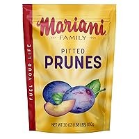 Vista 1 de Mariani Ciruelas secas sin hueso, sin azúcar añadido, 30 onzas (paquete de 1) - Bolsa resellable