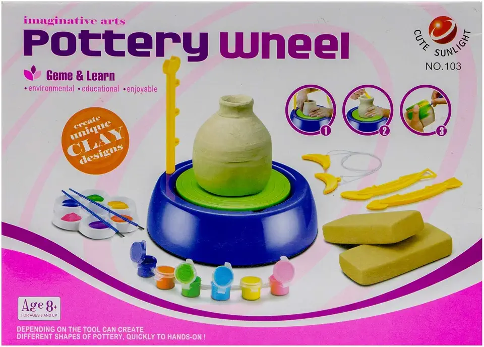Cute Sunlight Pottery Wheel Toy