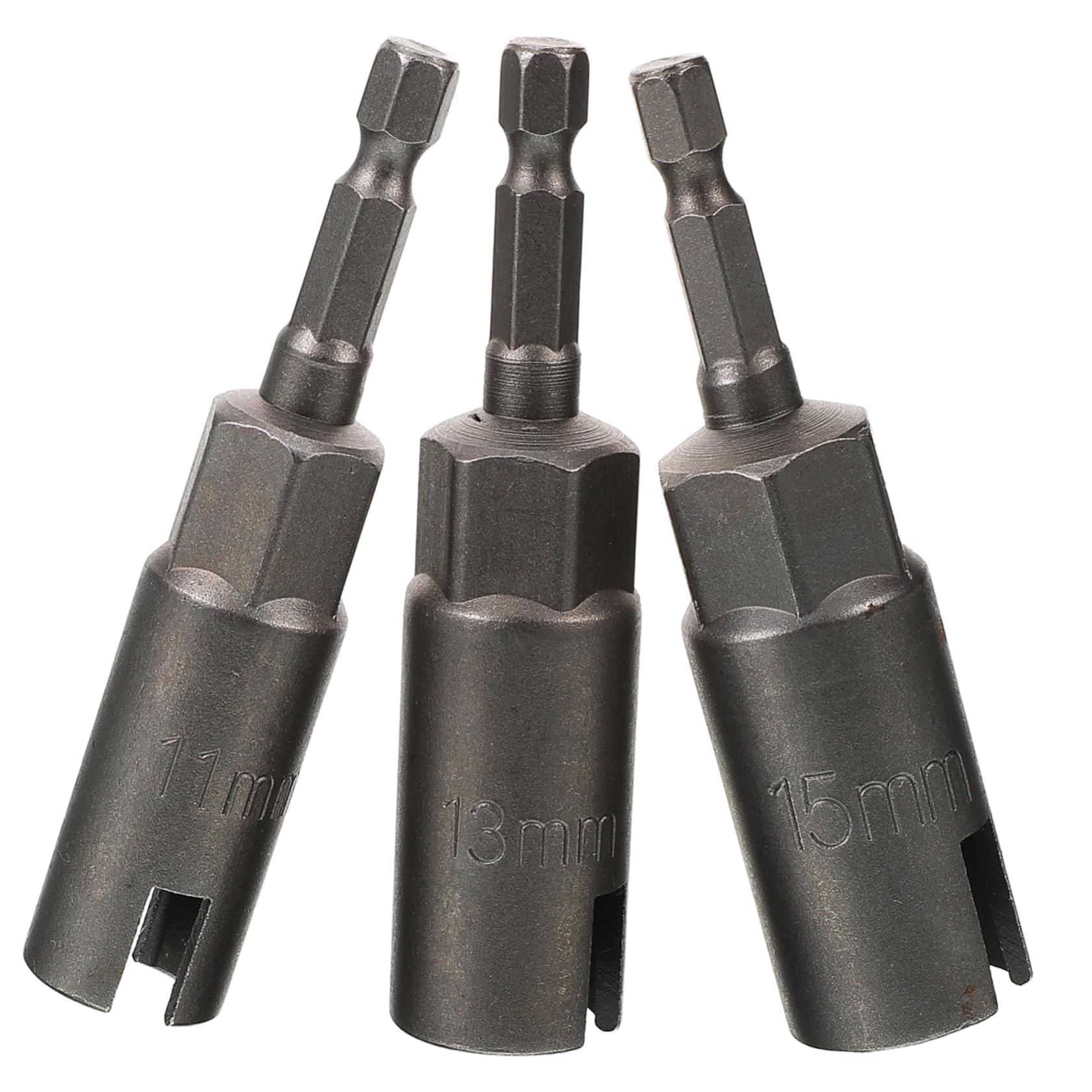 SHINEOFI 5 Set Bussole Per Chiavi Adattatori Per Trapano Elettrico Con Design E Apertura Profonda Per Bulloni E Accessori Per Utensili Pneumatici E Meccanici 3 Pezzi*5