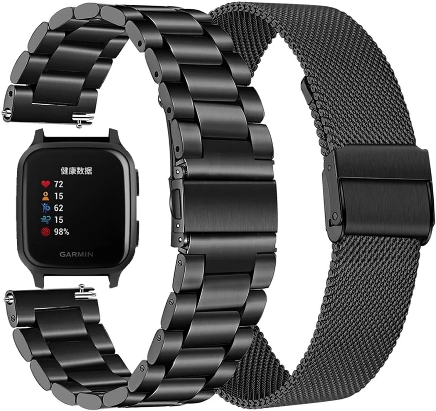 ステンレススチールストラップ Move 3 Forerunner 245 645 ミュージックスマートウォッチバンド メタル 20m