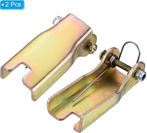 Miniatura 3 de PATIKIL Kit de cierre de seguridad de gancho de 2.3 pulgadas, paquete de 2 piezas de repuesto de enganche de receptor de remolque de metal para