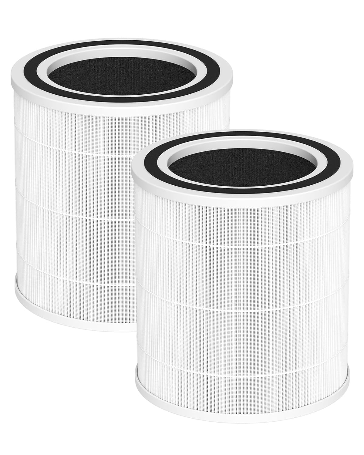 GOLDDOMUS 2-Pack AC400 Air Filter Replacement Compatible with Purivortex AC400, 3-in-1 High Efficient HEPA Air Filter for Dust Pet Dander Smoke