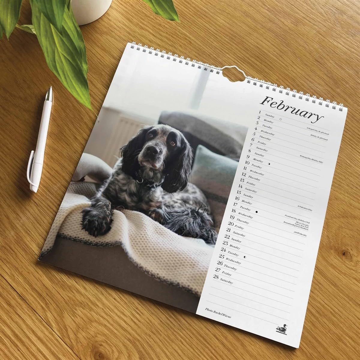 AP-1722 2026 Wire Bound Wall Calendar - View #5