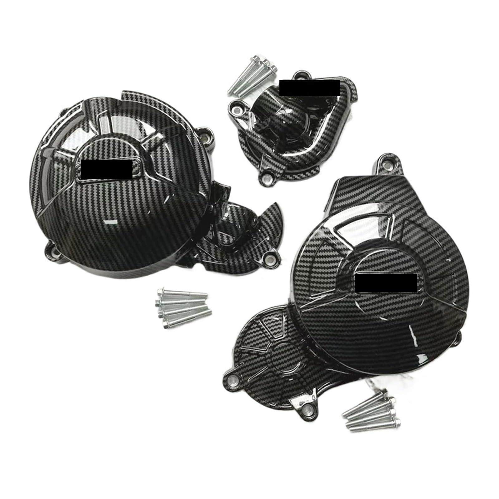 Motorschutz Für Aprilia RS 660 Für TUONO 660 2021-2024 Motorrad Motorschutz Schutzabdeckung Kupplungspulsschutzset Blenden Ziereisten(Carbon Look)