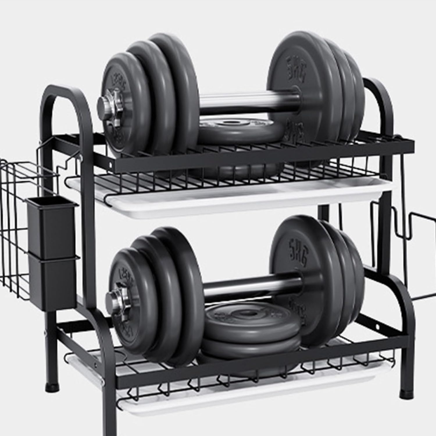 Multifunctional Kitchen Storage Rack Home Accessory for Modern Dishes and Utensils Space Saving Designs Easy to Use
