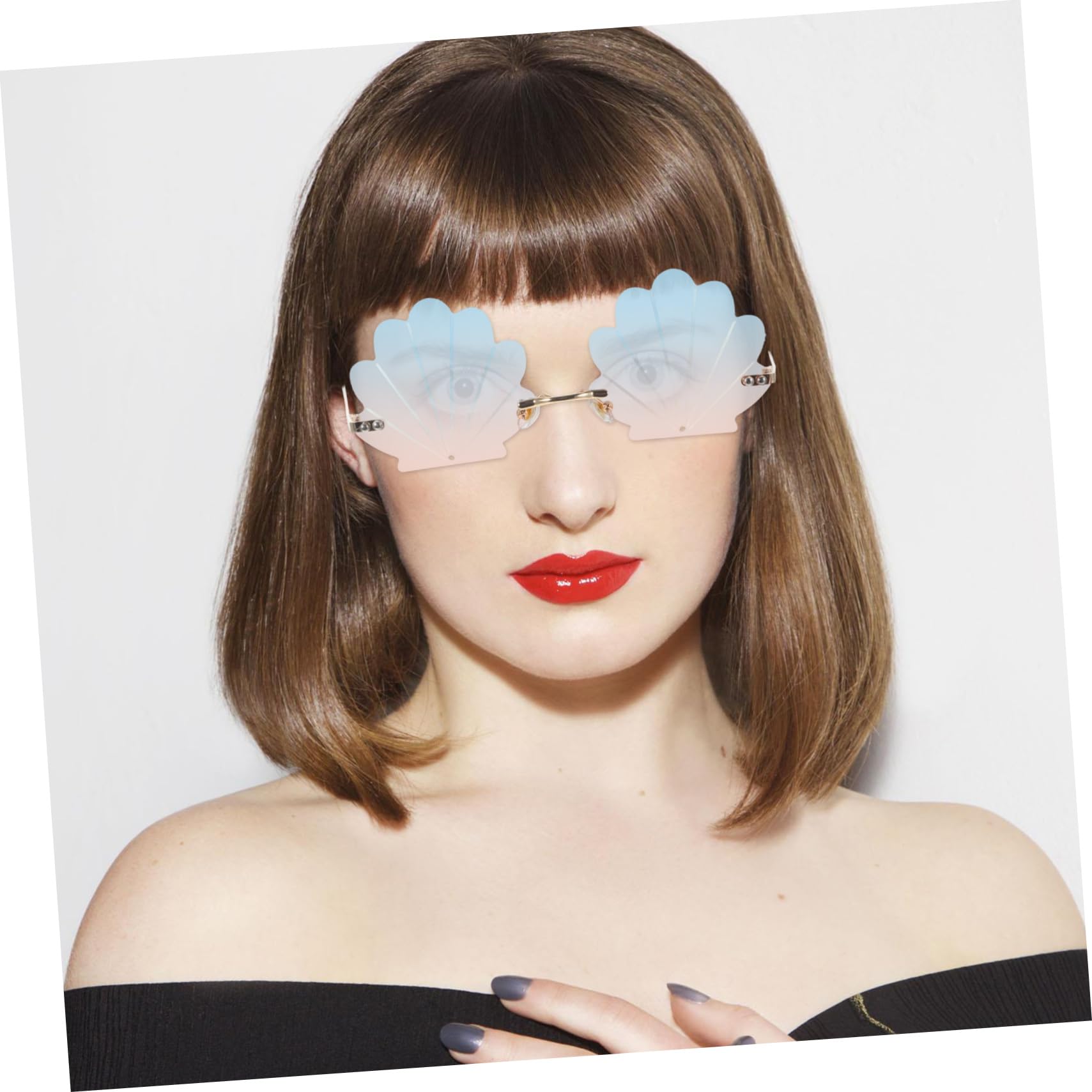 POPETPOP 5 Pezzi Occhiali Sole Divertenti con Design Montatura Resistenti Accessori per Feste e Costume Colorati per Adulti