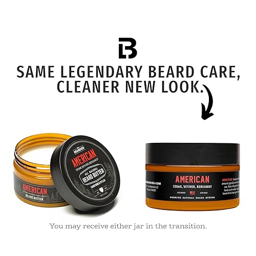 Vista 16 de Live Bearded Manteca de barba, 3 onzas líquidas, hecha en los Estados Unidos, acondicionador y suavizante totalmente natural con karité Aroma a