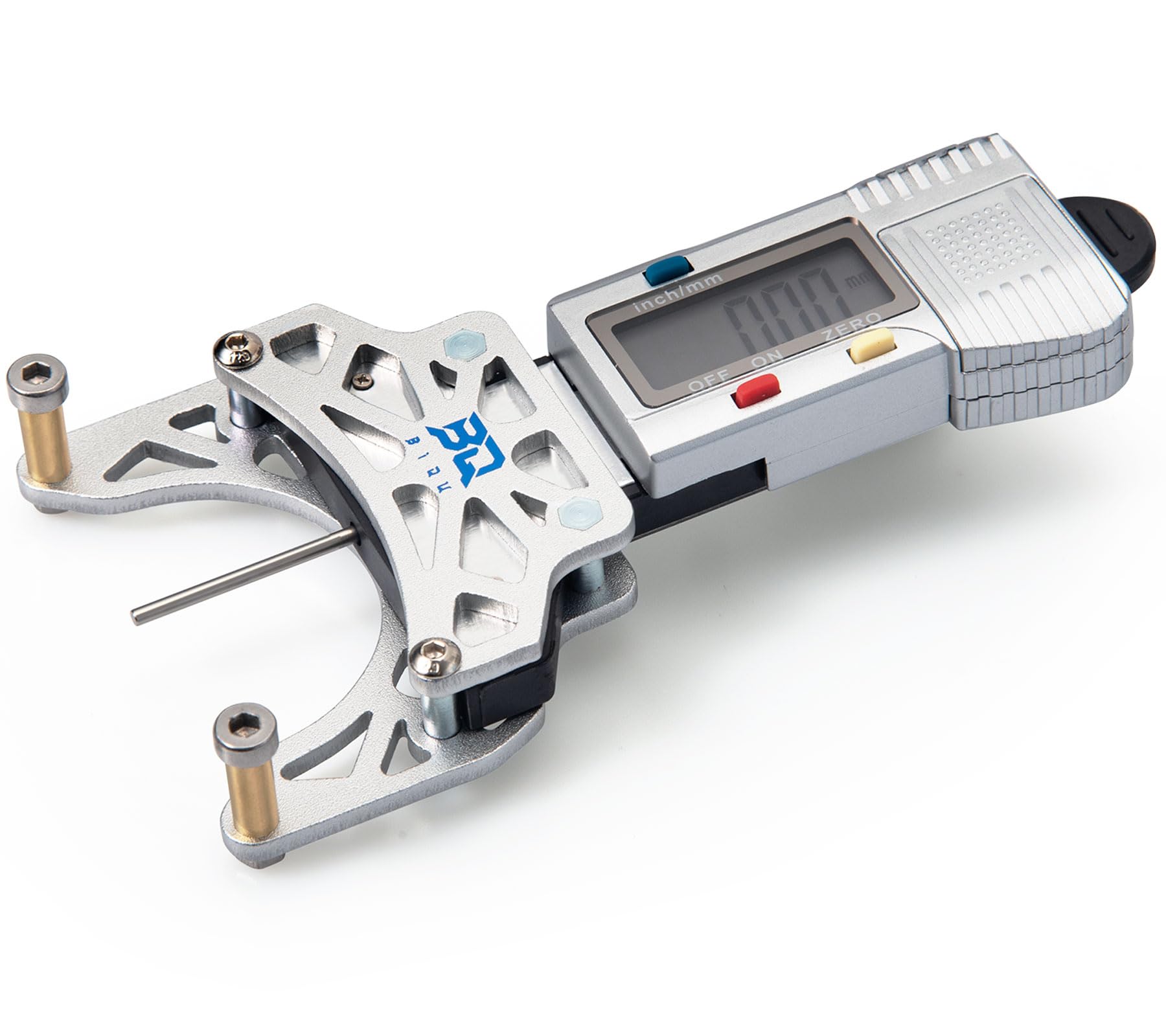 BIQU Belter Belt Tension Tool Upgrade High Precision, Belt Tension Gauge Meter Tester 2GT Timing Belt Tensiometer for 3D Printers, Hollow Aluminum Alloy Frame Design Improves Reading Accuracy