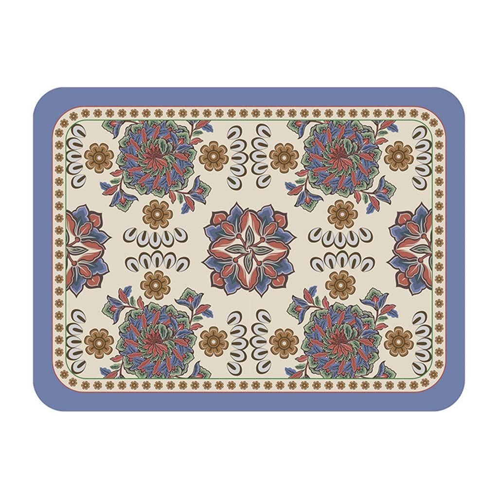 IANSHFKN Placemats Home Printing Insulation Mat Waterproof Tableware Hotel Western Food
