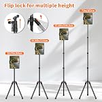 XXZU 72in Tablet Floor Stand Tripod,Tablet Tripod Floor with 360° Ball Head,Height Adjustable Tablet Stand Holder for ipad/iPhone/Kindle/Music/Phone/eBook Reader/Recording and All 4.7-13" Devices