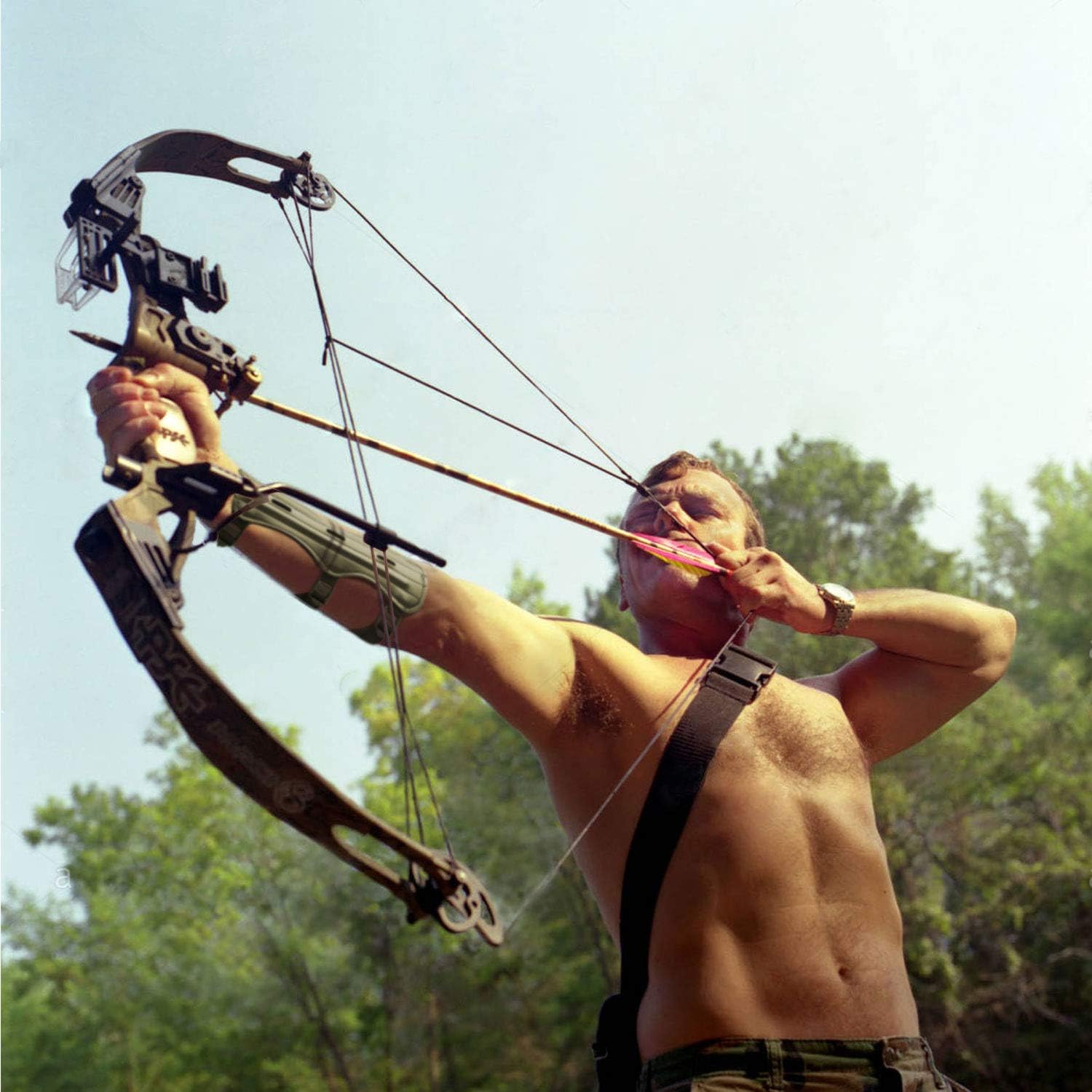 Buy prowithlin Archery Arm Guard, Archery Bracer/Archery Cowhide