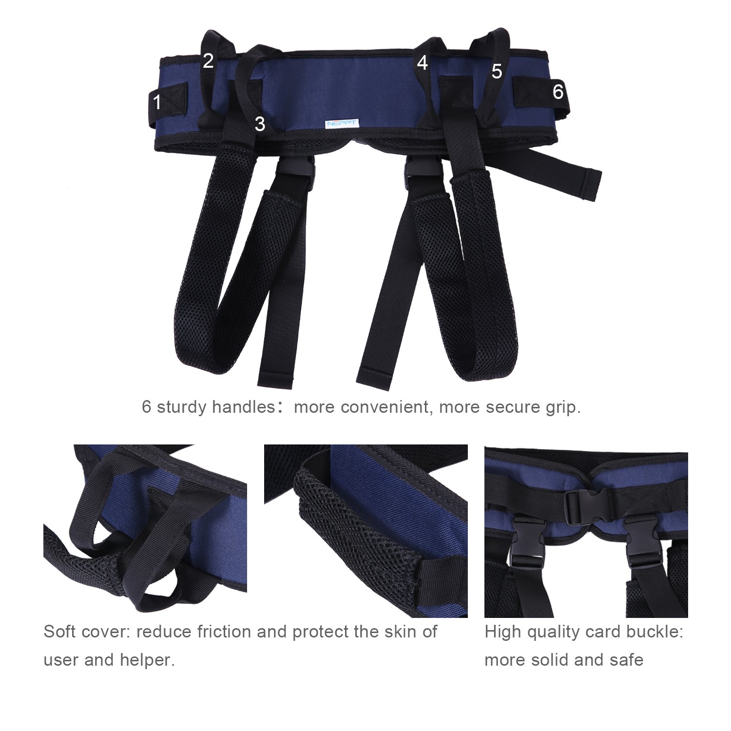 Transfer Board Gait Belt Patient Lift Slide Medical Sling Transport