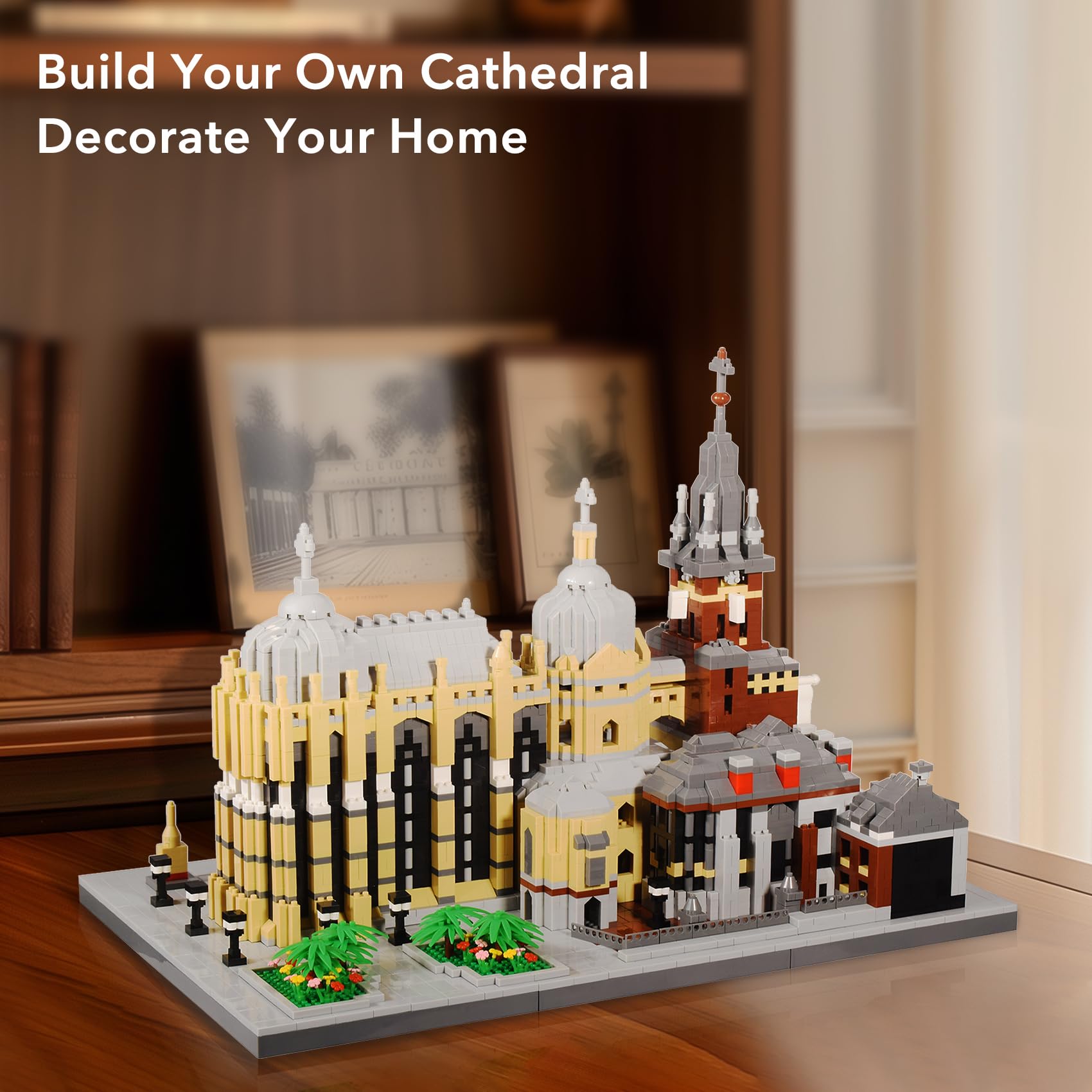 LULUFUN Aachen Cathedral Building Block Set,World Famous Architecture Model Toys,Micro Mini Blocks Kit for Hobbyists,Gift for Adults and Children(6650pcs) - Image 2