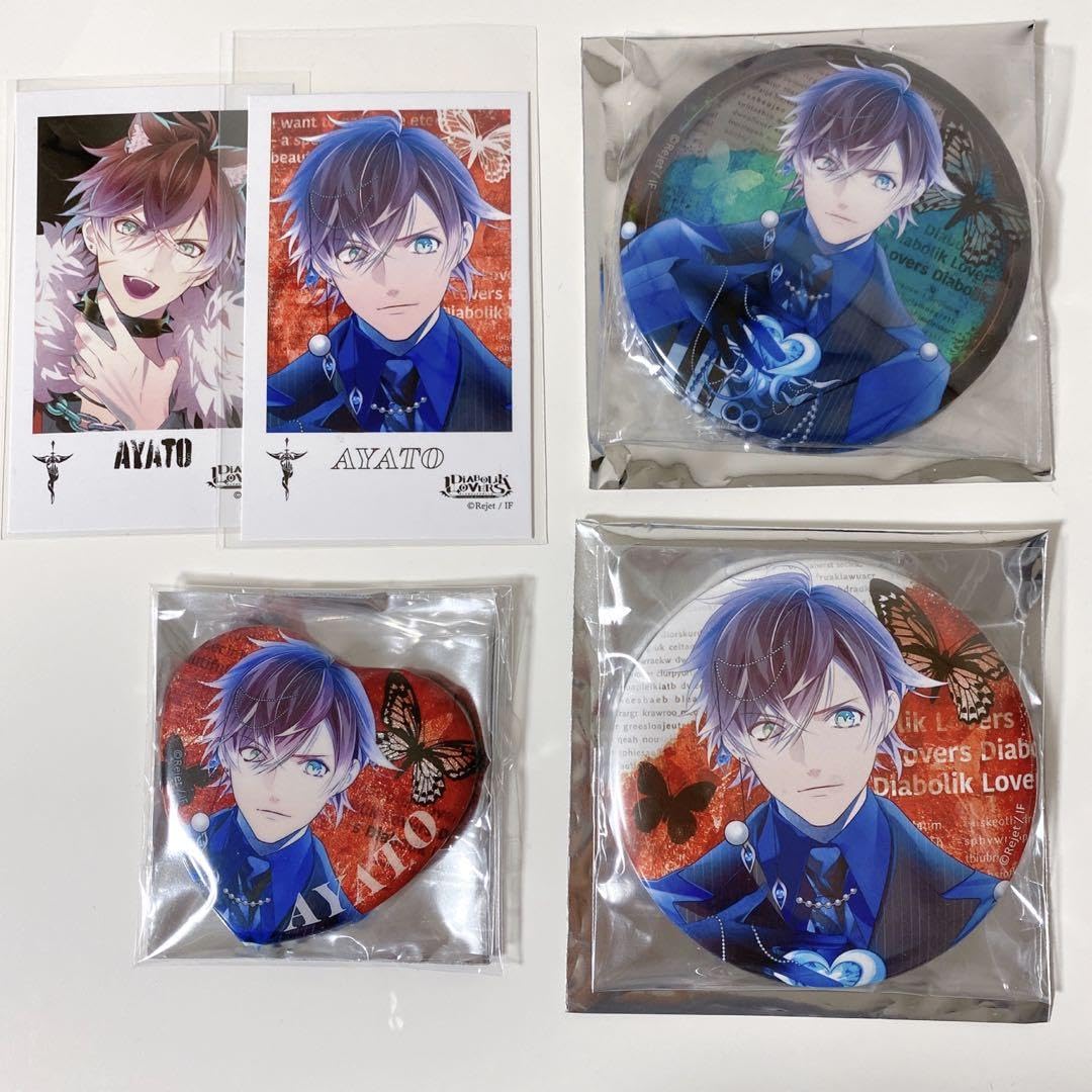 Amazon.co.jp: DIABOLIK LOVERS 逆巻アヤト ホロ 缶バッジ ディアラバ 