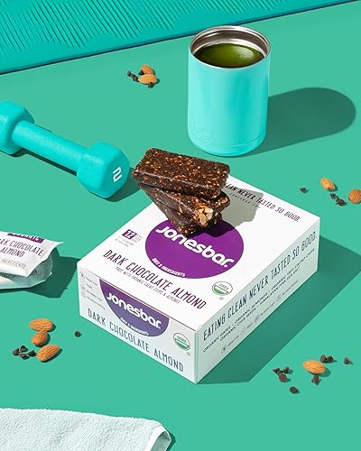 Miniatura 25 de JONESBAR USDA - Barra orgánica de frutas y nueces, sin OMG, Kosher, vegana, sin gluten, barra de aperitivos simple (24 barras (2 cajas))