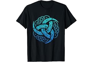 Celtic Viking Knotwork Triple Horn of Odin T-Shirt