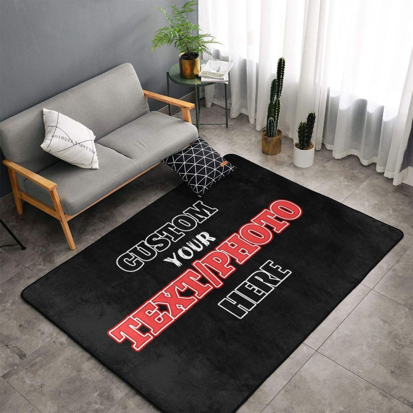 Amazon.com: Custom Logo Rugs - Personalized Area Rugs Add  CUSTOM 1 of 1 RUGS main image 0