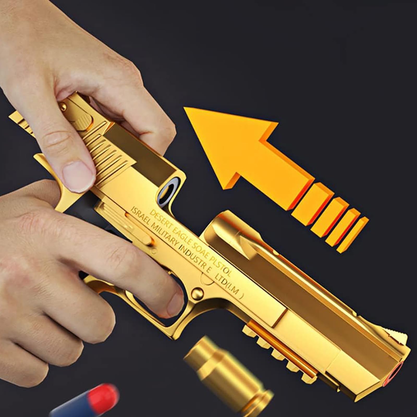 2 pezzi giocattolo giocattolo proiettile morbido, fantastici proiettili in schiuma morbida con pistola giocattolo con guscio che esplode giocattolo giocattolo sparatutto giochi educativi Modello