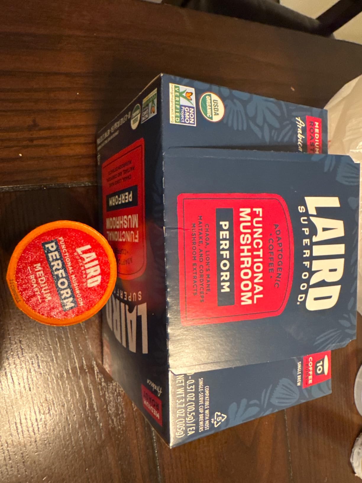 Laird Superfood K-Cups packaging