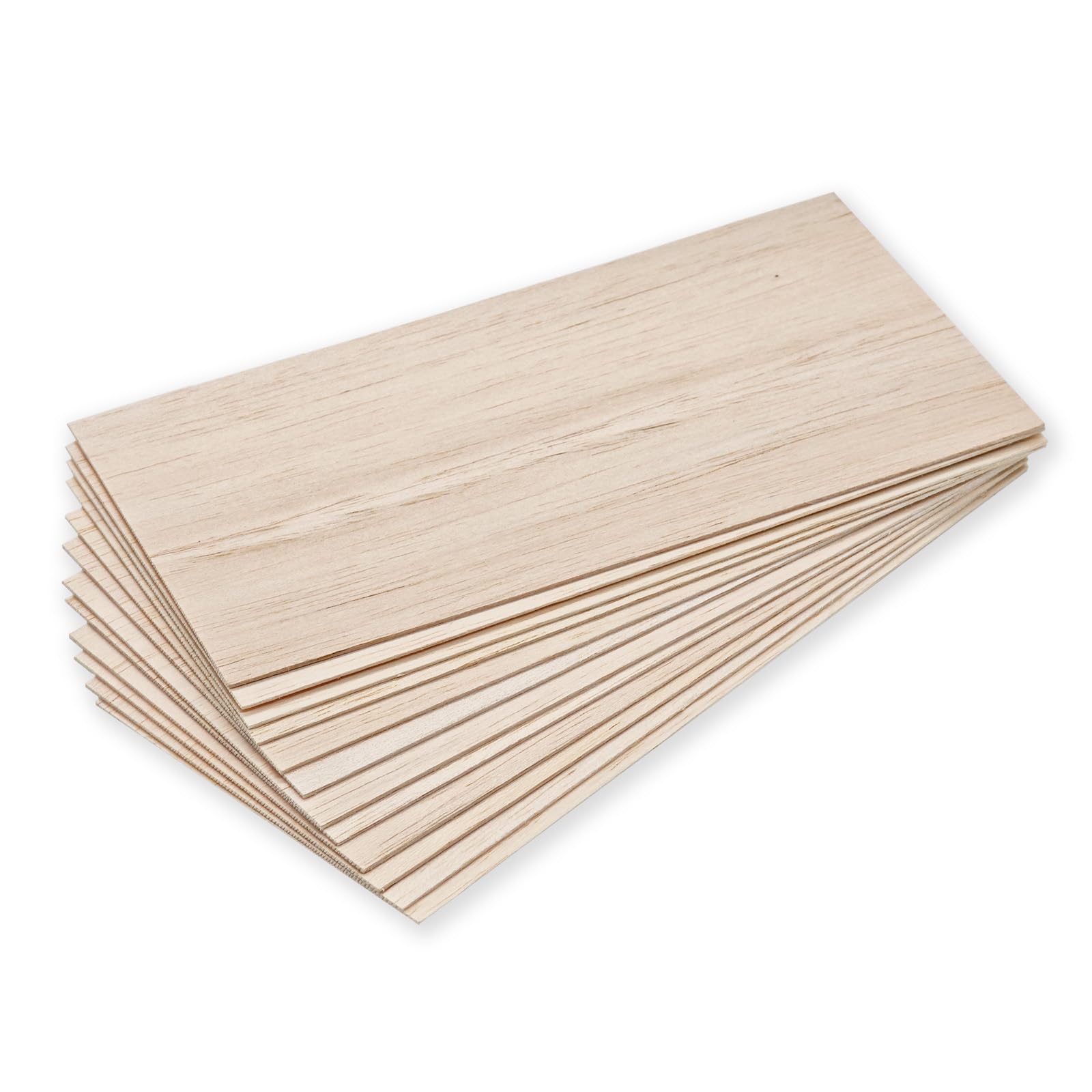 12 Pack Balsa Wood Sheets, 200x100x1mm Balsa Wood Thin, BalsaWood Board for Home Decoration, Arts, DIY Crafts Projects, Woodcraft Model, Painting and Engraving (200 * 100 * 1mm)