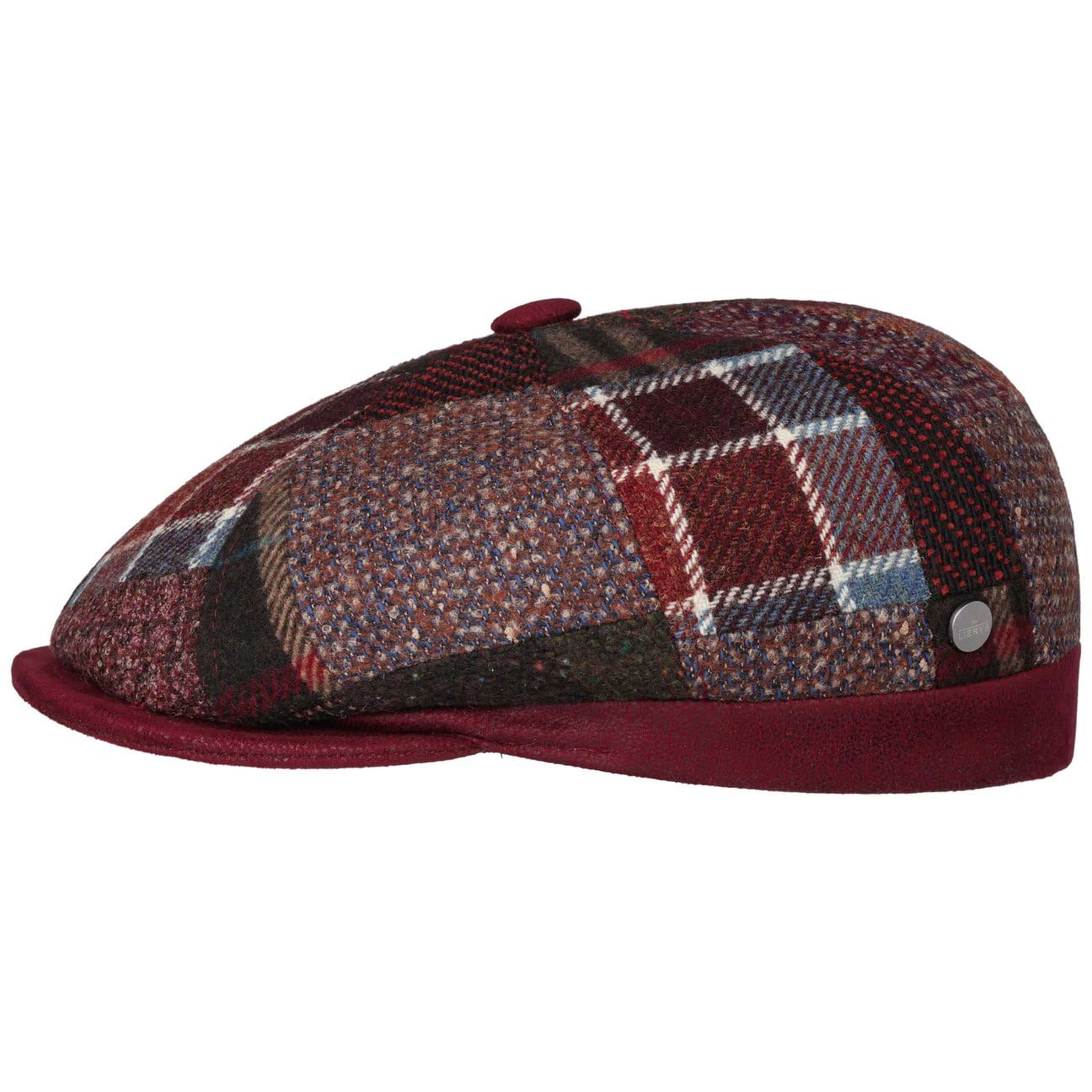LIERYS Carlento Coppola Patchwork Prodotto in Italia Uomo Autunno Inverno