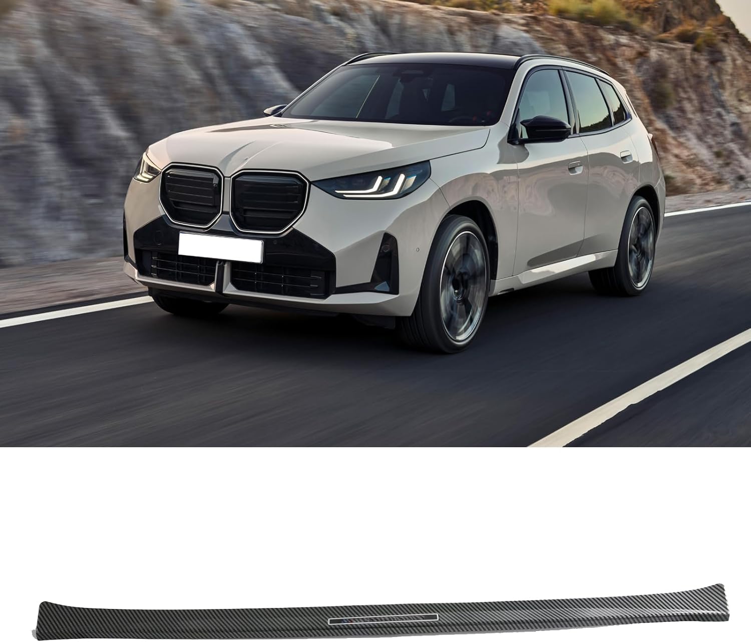 Car Rear Bumper Guard Protector for BMW X3 2023 2024 2025 Accessories, Easy Mount Installation，Achieve a Sturdy, Professional fit.