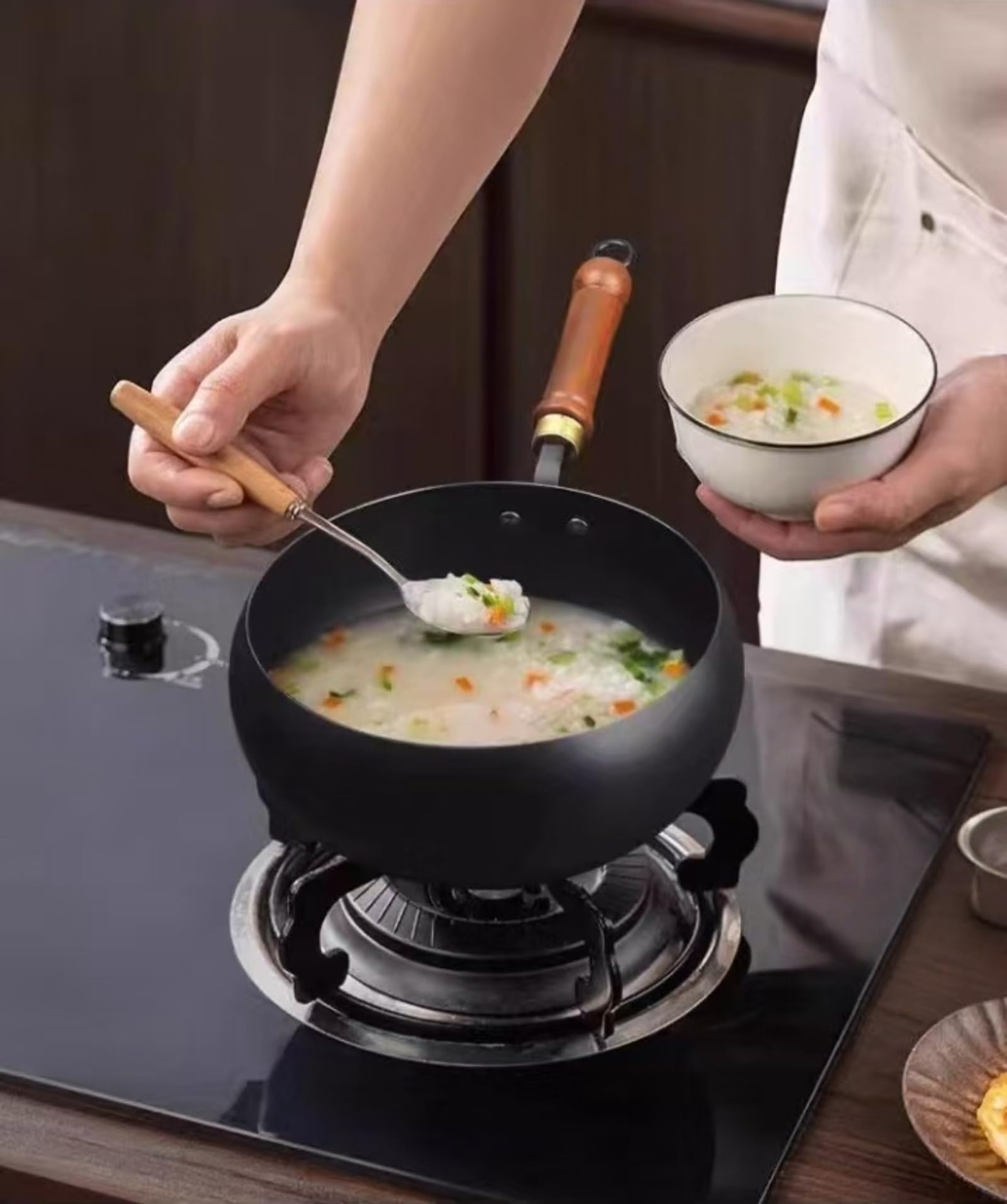 Amazon | 高純度鉄製フライパン 鉄 なべ コーティングゼロ 24cm鉄製大 