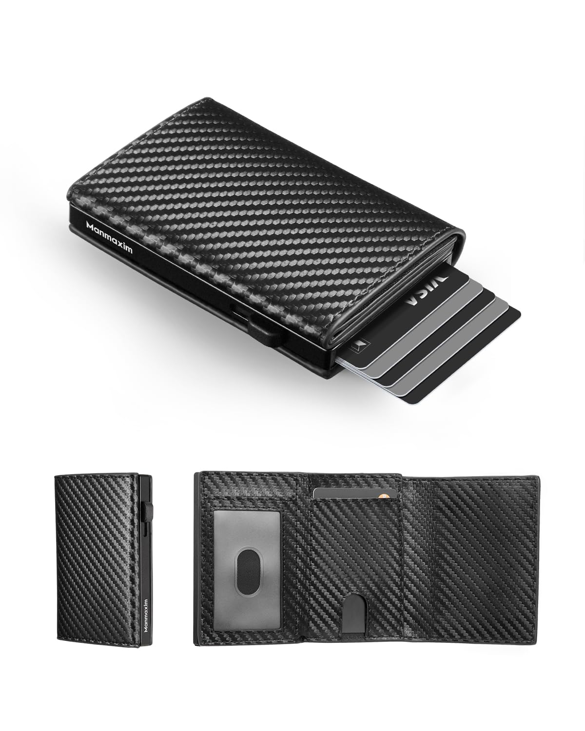 Produktbild von Momolaa Portmonee Herren Portmonaise Geldtasche RFID Schutz Geldbeutel