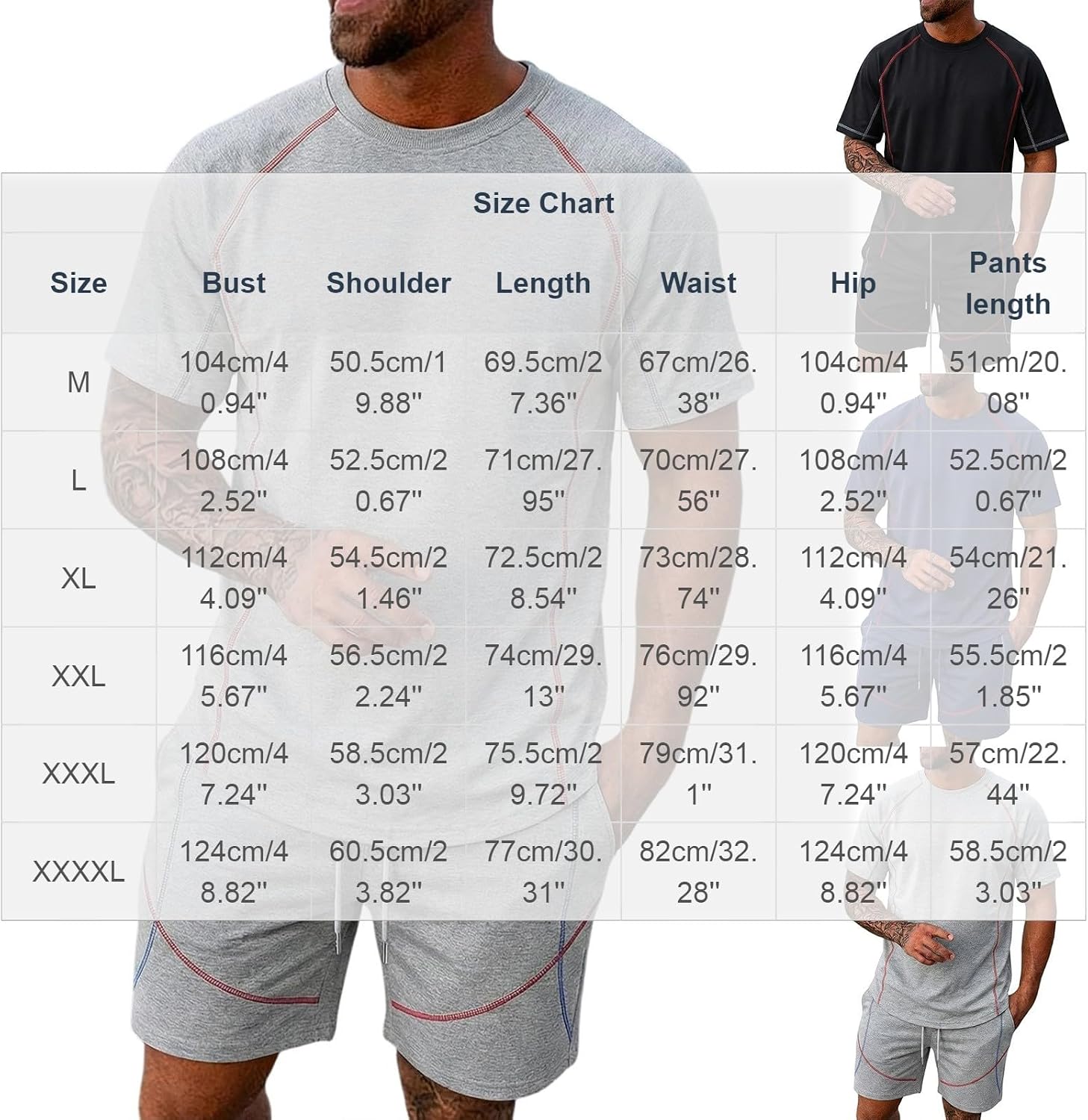 Men's Summer Lounge Sets Short Sleeve 2 Piece Tracksuit | Two Piece Sweatsuits for Men, Loose Fit T-Shirt Shorts Set Comfy Sportswear Beach Vacation Outfits