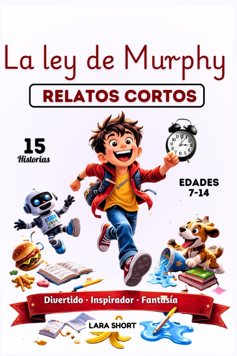 La ley de Murphy Relatos cortos: Una divertida y inspiradora fantasía sobre la amistad, los errores y el valor para afrontar cualquier situación cuando las cosas salen mal.