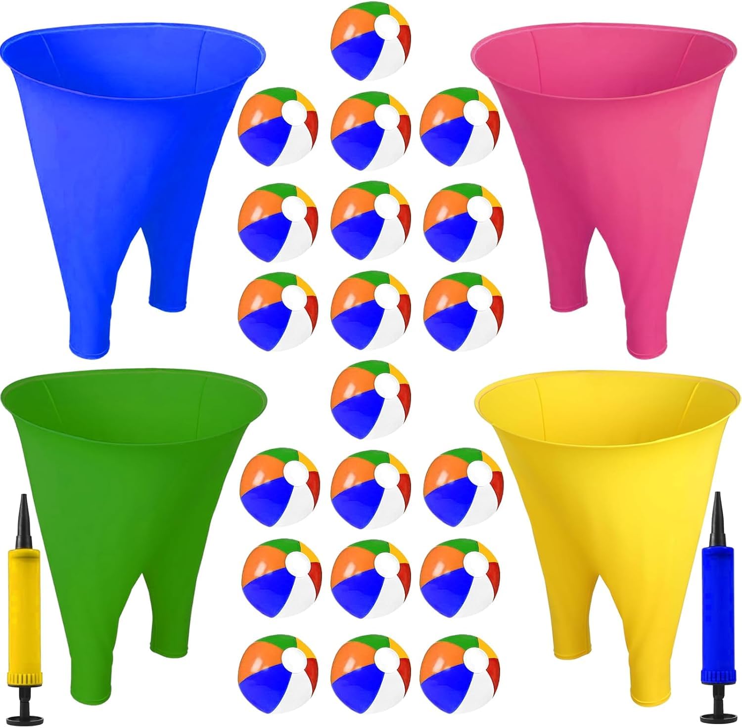 Granny Pants Yard Game Oversized Outdoor Funny Game Pants Balls & Pump Set